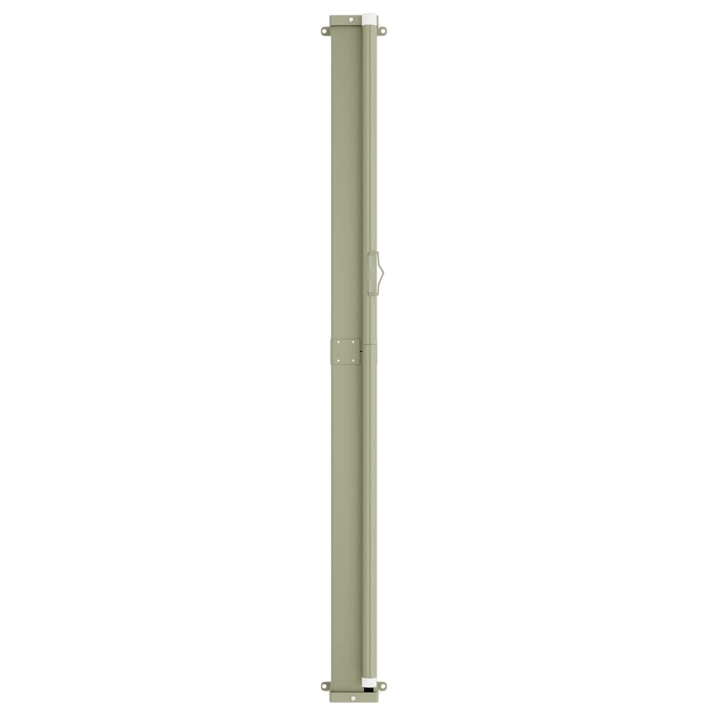 Uttrekkbar sidemarkise 140x600 cm rød
