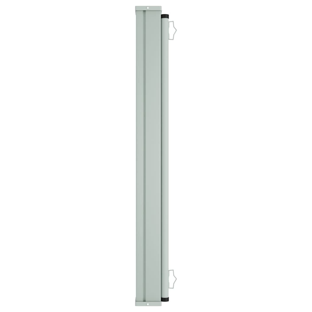 Uttrekkbar sidemarkise 160x600 cm kremhvit