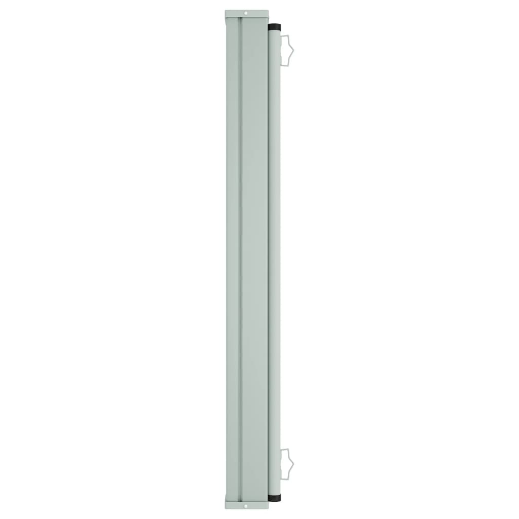 Uttrekkbar sidemarkise 160x600 cm rød