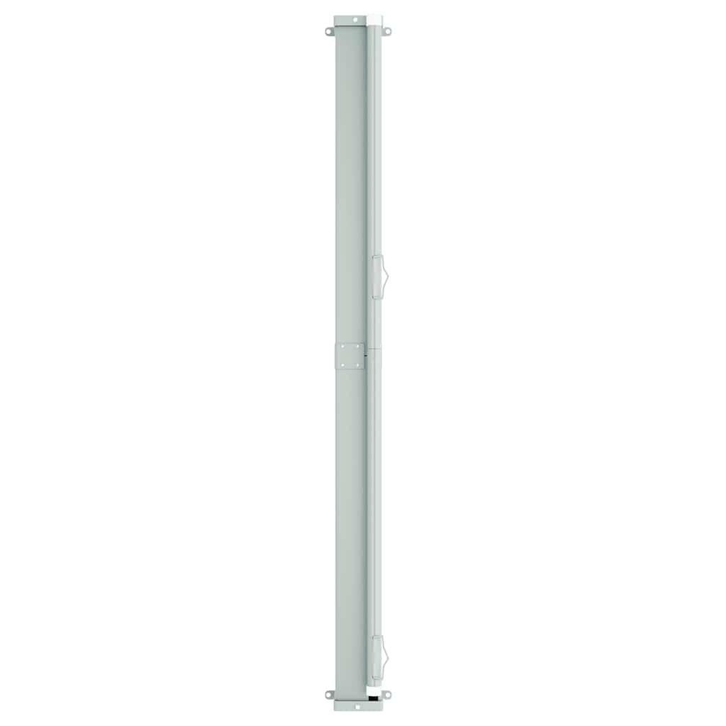 Uttrekkbar sidemarkise 200x600 cm grå