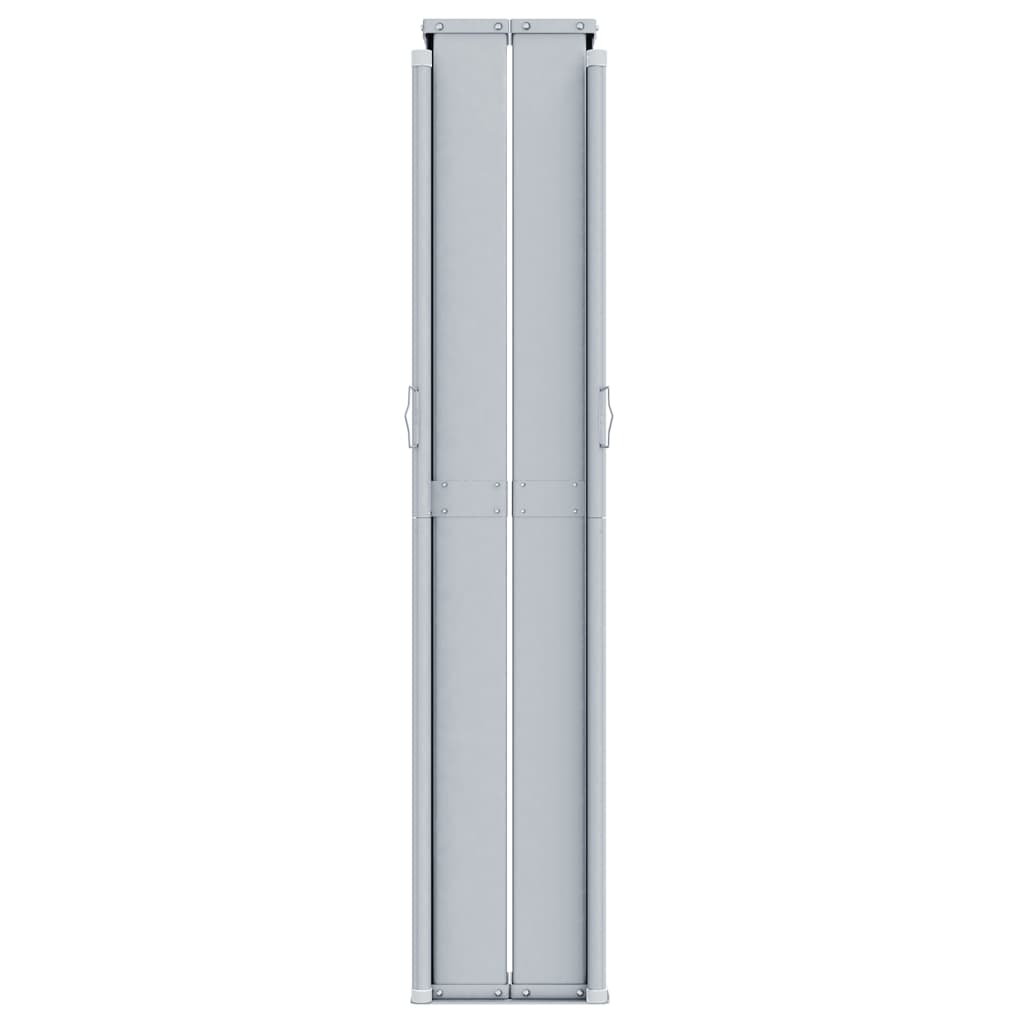 Uttrekkbar sidemarkise 140x1000 cm kremhvit