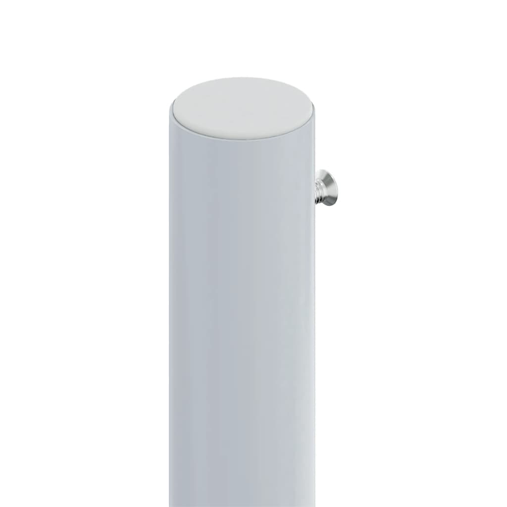 Uttrekkbar sidemarkise 140x1000 cm kremhvit