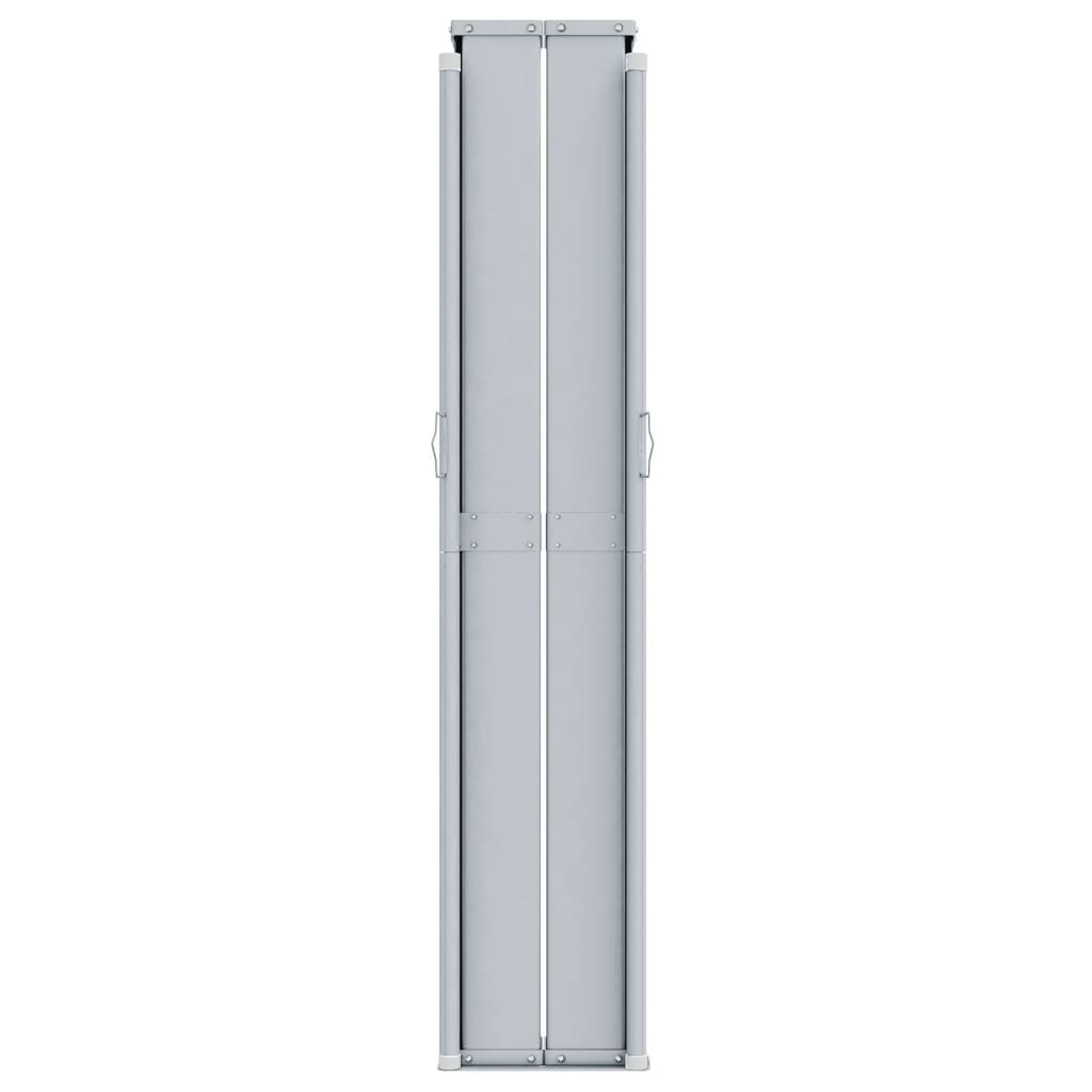 Uttrekkbar sidemarkise 140x1000 cm blå