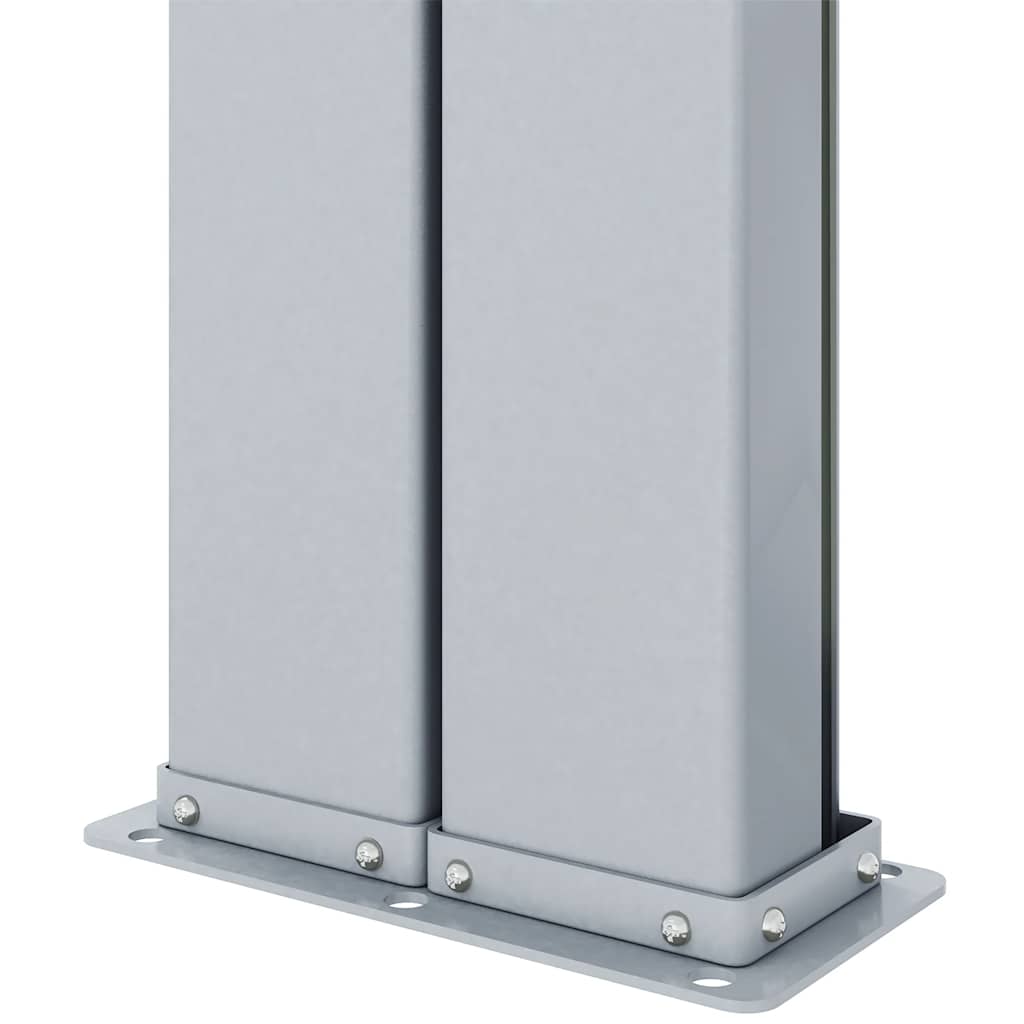 Uttrekkbar sidemarkise 220x1000 cm antrasitt