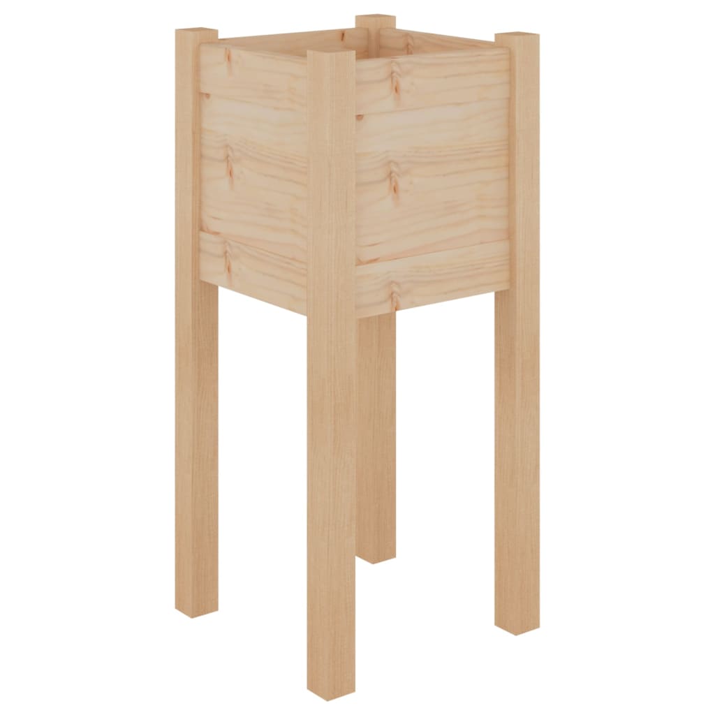 Plantekasser 2 stk 31x31x70 cm heltre furu