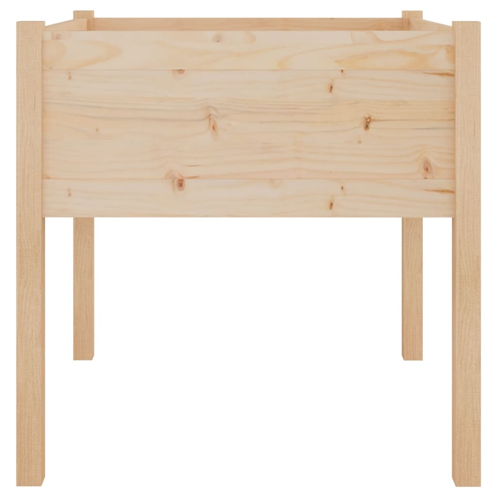 Plantekasser 2 stk 70x70x70 cm heltre furu