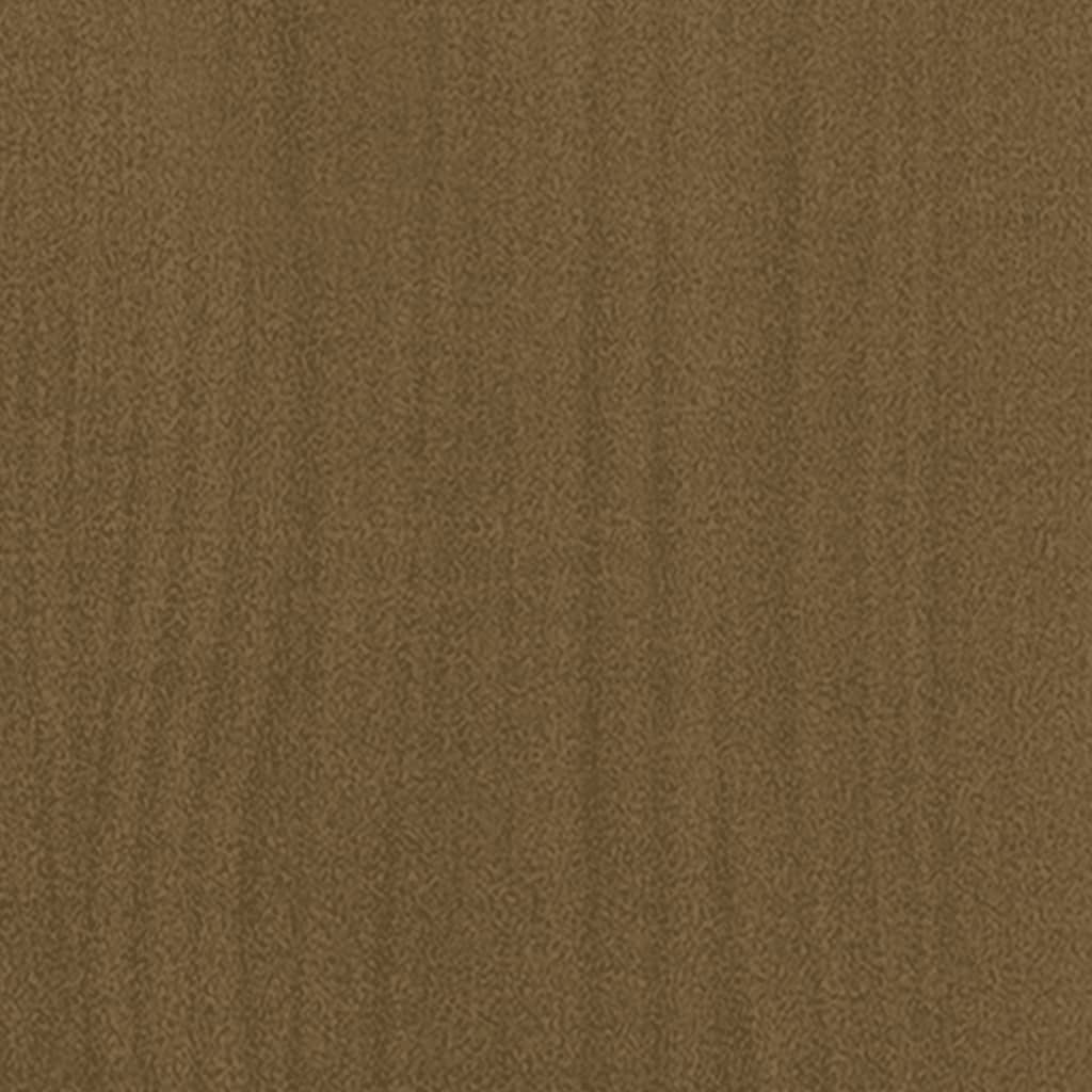 Plantekasse honningbrun 70x70x70 cm heltre furu