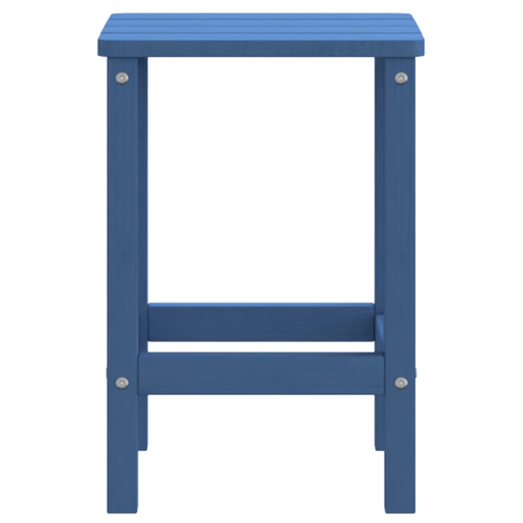 Adirondack hagebord havblå 38x38x46 cm HDPE
