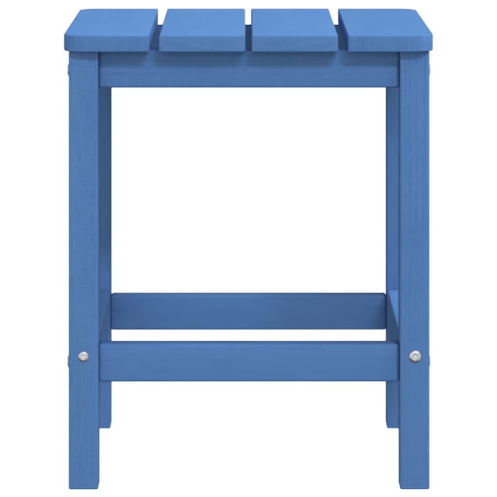 Adirondack hagebord havblå 38x38x46 cm HDPE