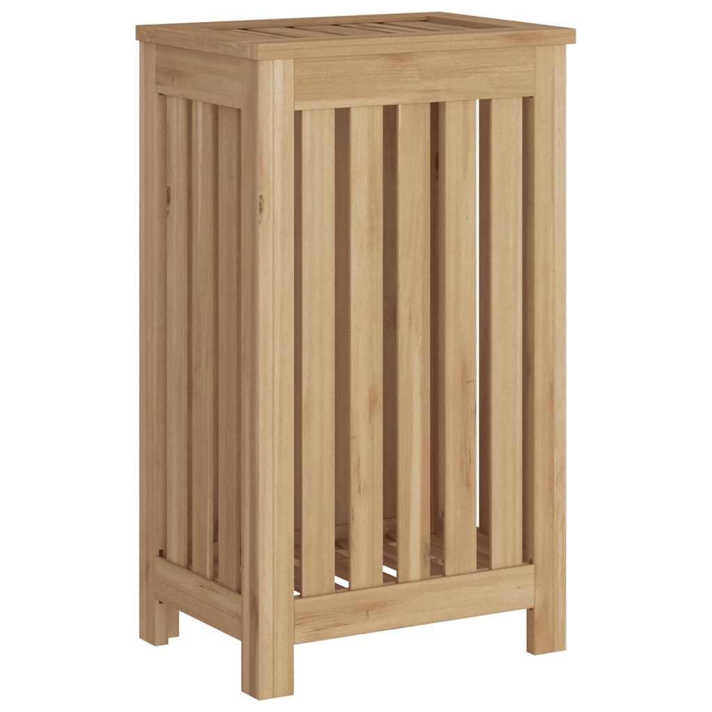 Skittentøyskurv 35x25x60 cm heltre teak