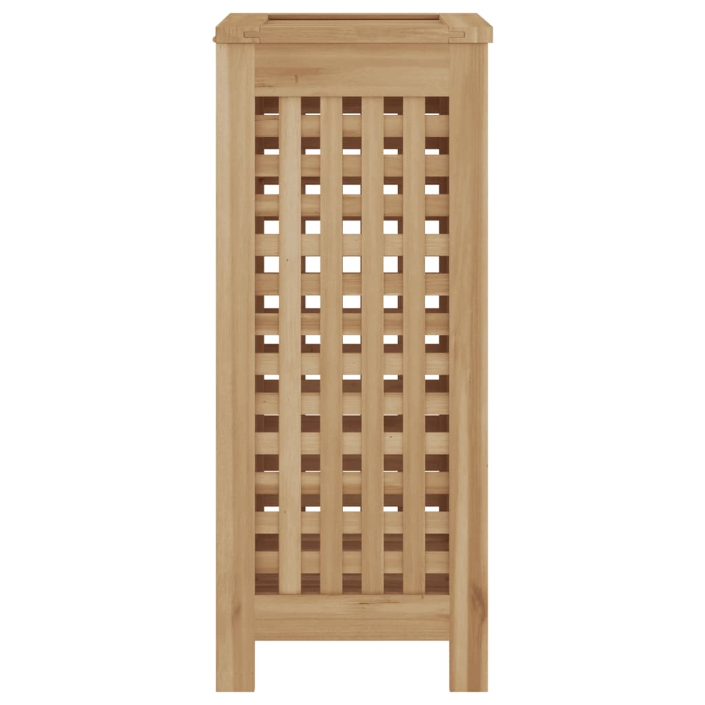 Skittentøyskurv 35x25x60 cm heltre teak