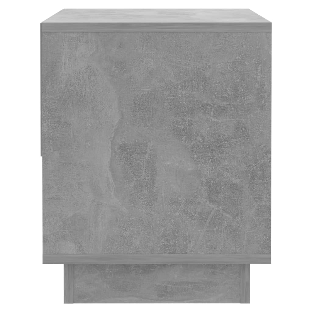 Nattbord 2 stk betonggrå 45x34x44 cm sponplate