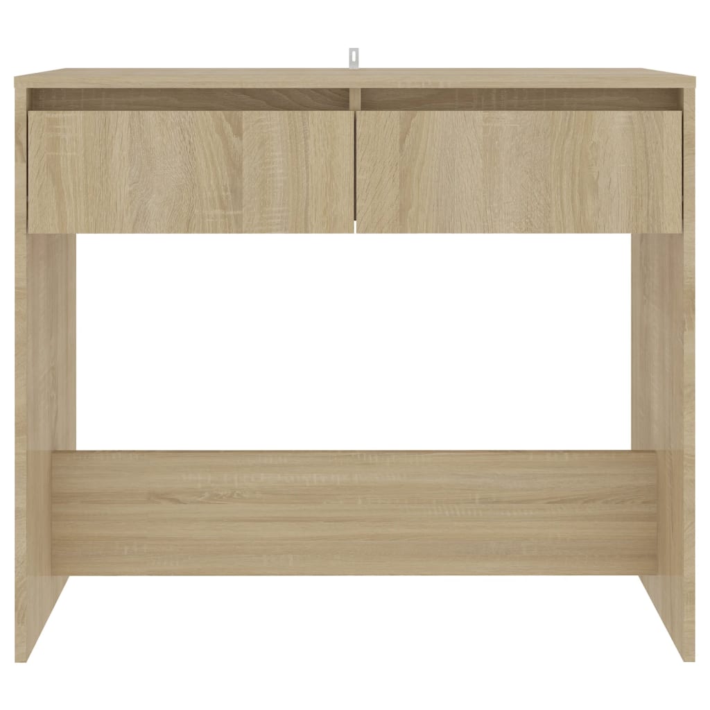 Konsollbord sonoma eik 89x41x76,5 cm stål