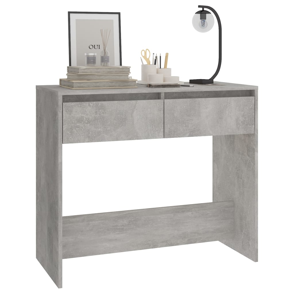 Konsollbord betonggrå 89x41x76,5 cm stål