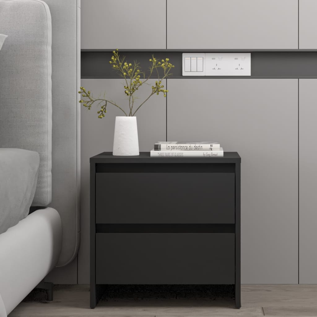 Nattbord 2 stk sonoma eik 45x34,5x44,5 cm konstruert tre