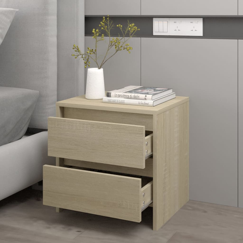 Nattbord sonoma eik 45x34,5x44,5 cm konstruert tre