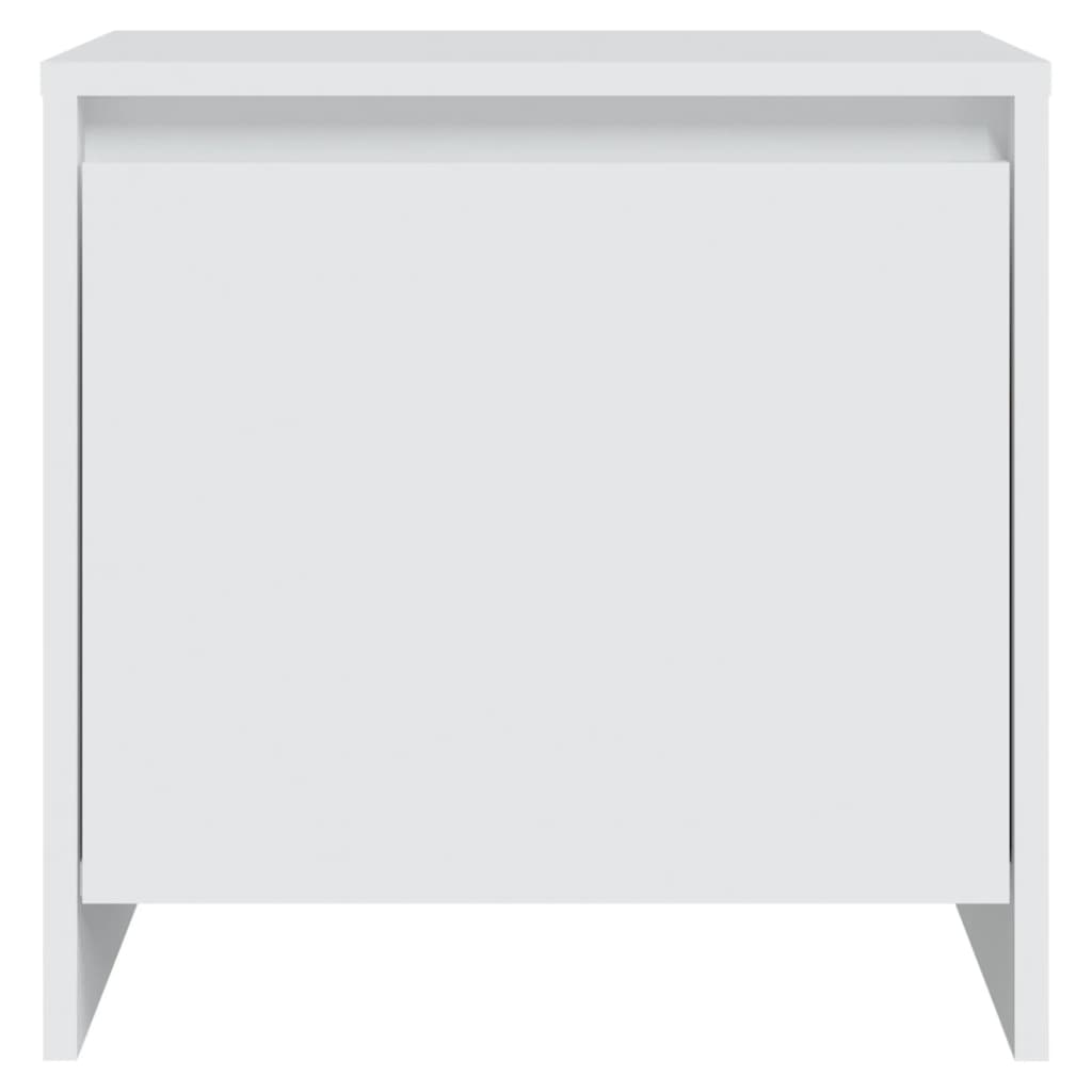Nattbord hvit 45x34x44,5 cm konstruert tre