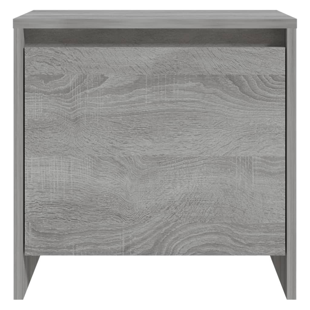 Nattbord grå sonoma 45x34x44,5 cm konstruert tre