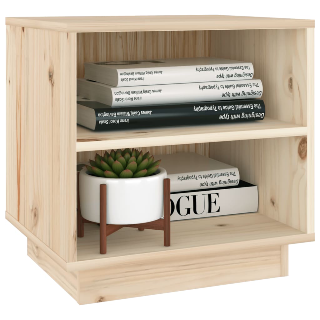 Nattbord 2 stk 40x34x40 cm heltre furu