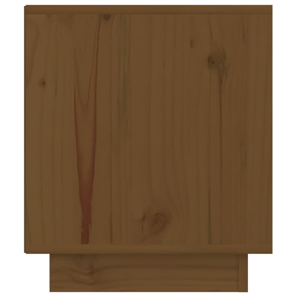 Nattbord 2 stk honningbrun 40x34x40 cm heltre furu