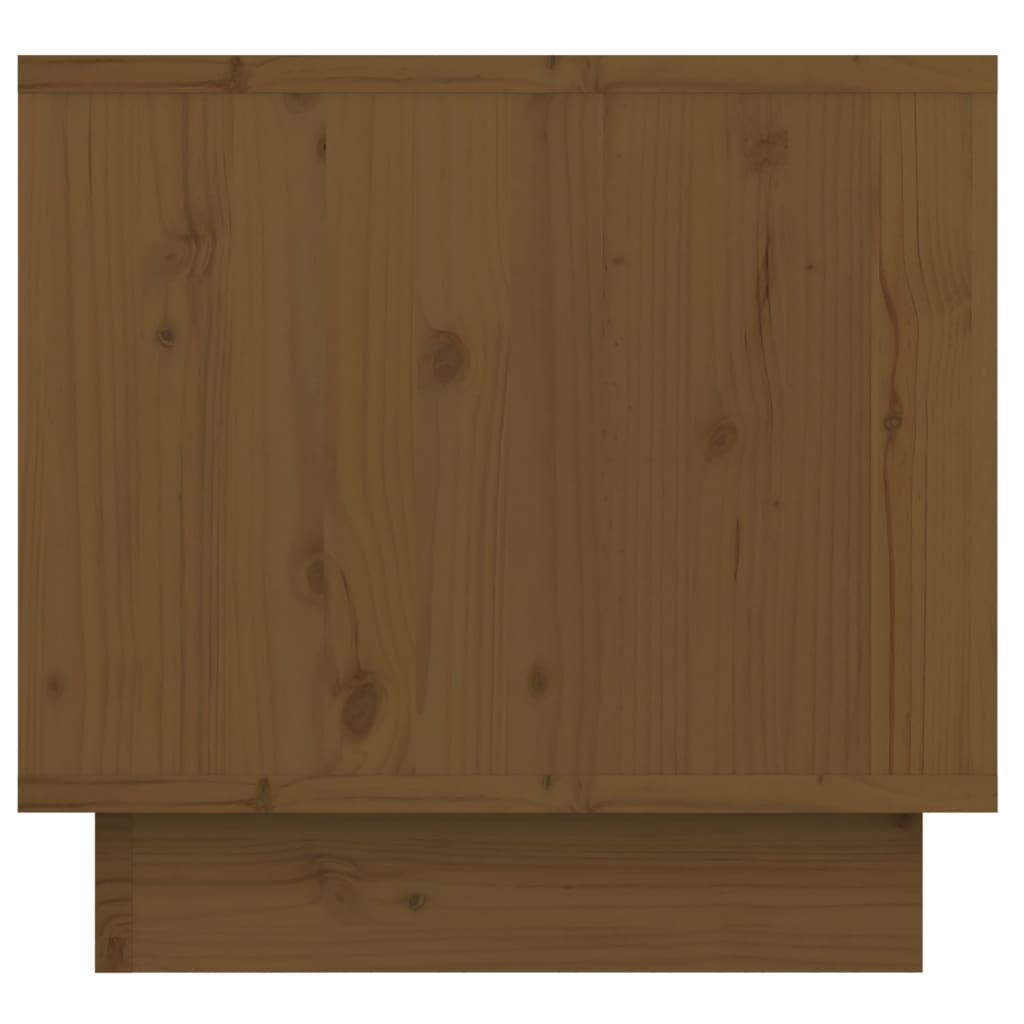 Nattbord 2 stk honningbrun 35x34x32 cm heltre furu