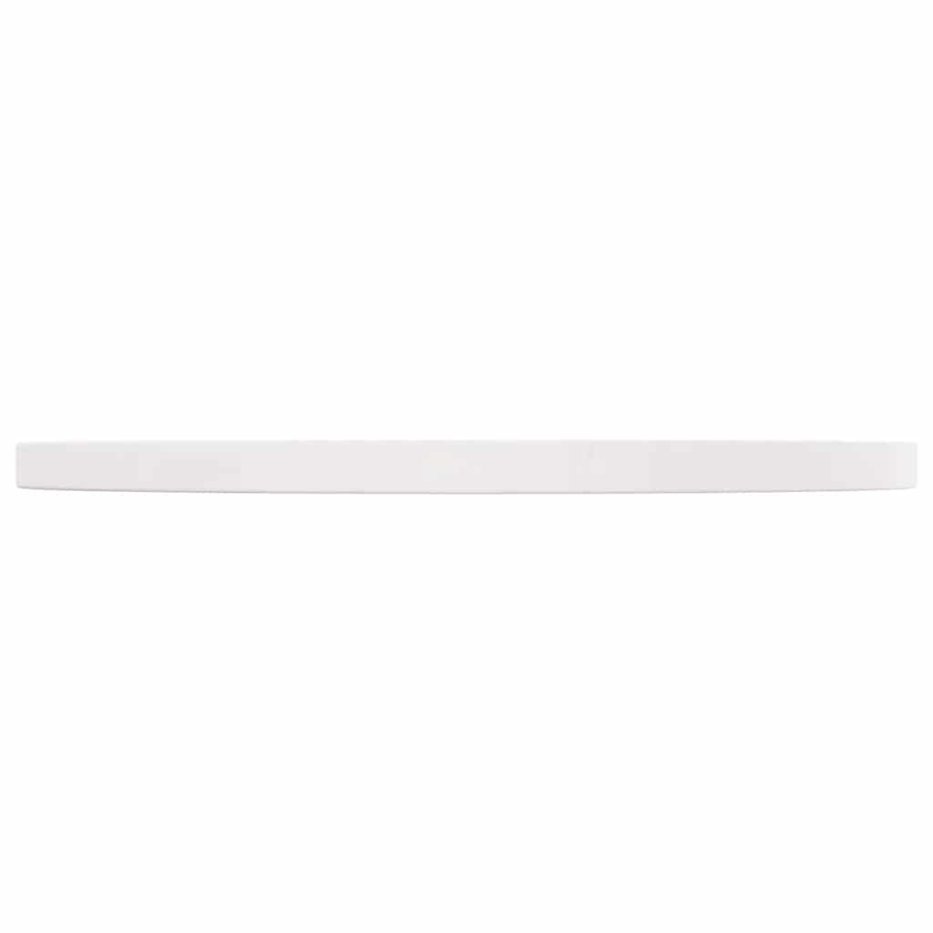 Bordplate hvit Ø60x2,5 cm heltre furu