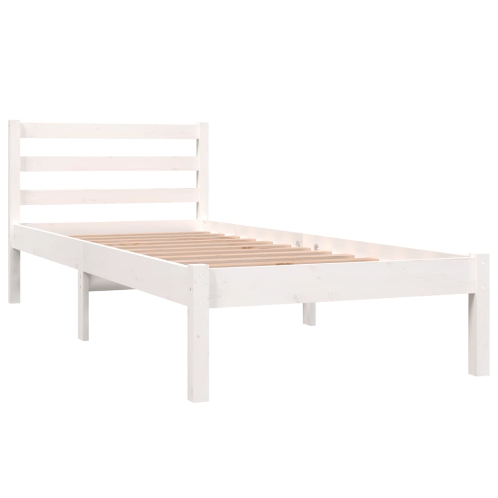 Sengeramme heltre furu 75x190 cm hvit Small Single