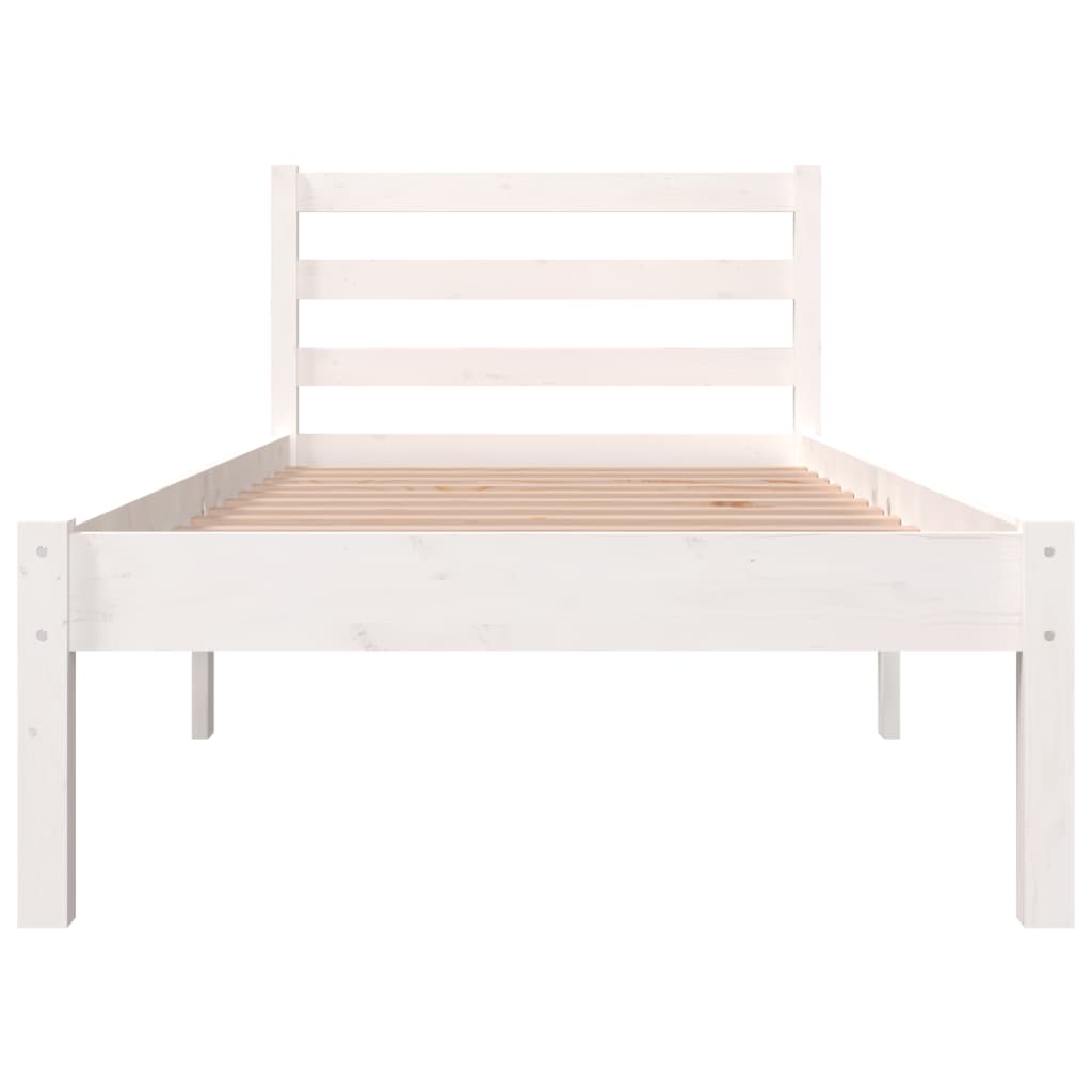 Sengeramme heltre furu 75x190 cm hvit Small Single