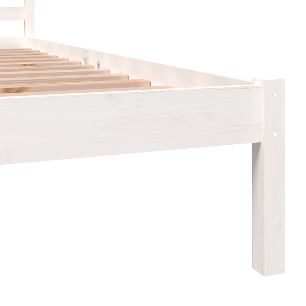 Sengeramme heltre furu 75x190 cm hvit Small Single
