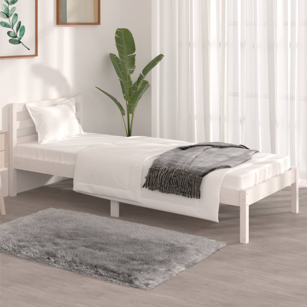 Sengeramme heltre furu 75x190 cm hvit Small Single