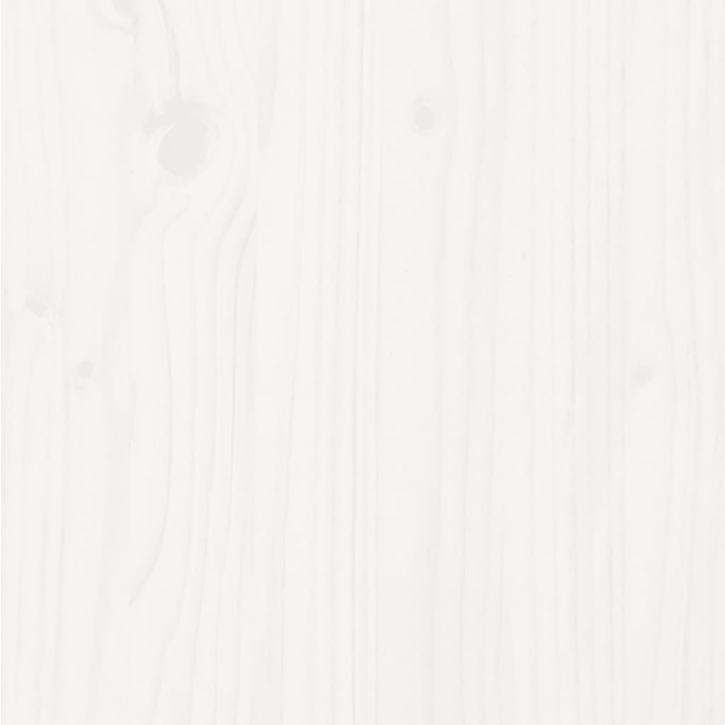 Sengeramme hvit heltre 150x200 cm 5FT King Size