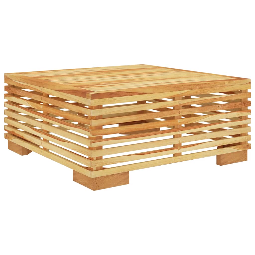 Utendørs salongbord 69,5x69,5x31 cm heltre teak