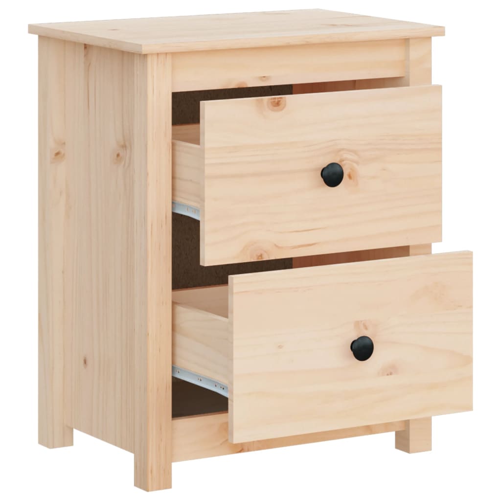 Nattbord 2 stk 50x35x61,5 cm heltre furu