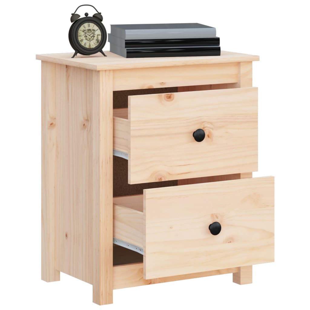 Nattbord 2 stk 50x35x61,5 cm heltre furu