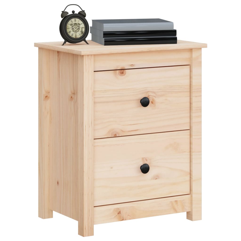 Nattbord 2 stk 50x35x61,5 cm heltre furu