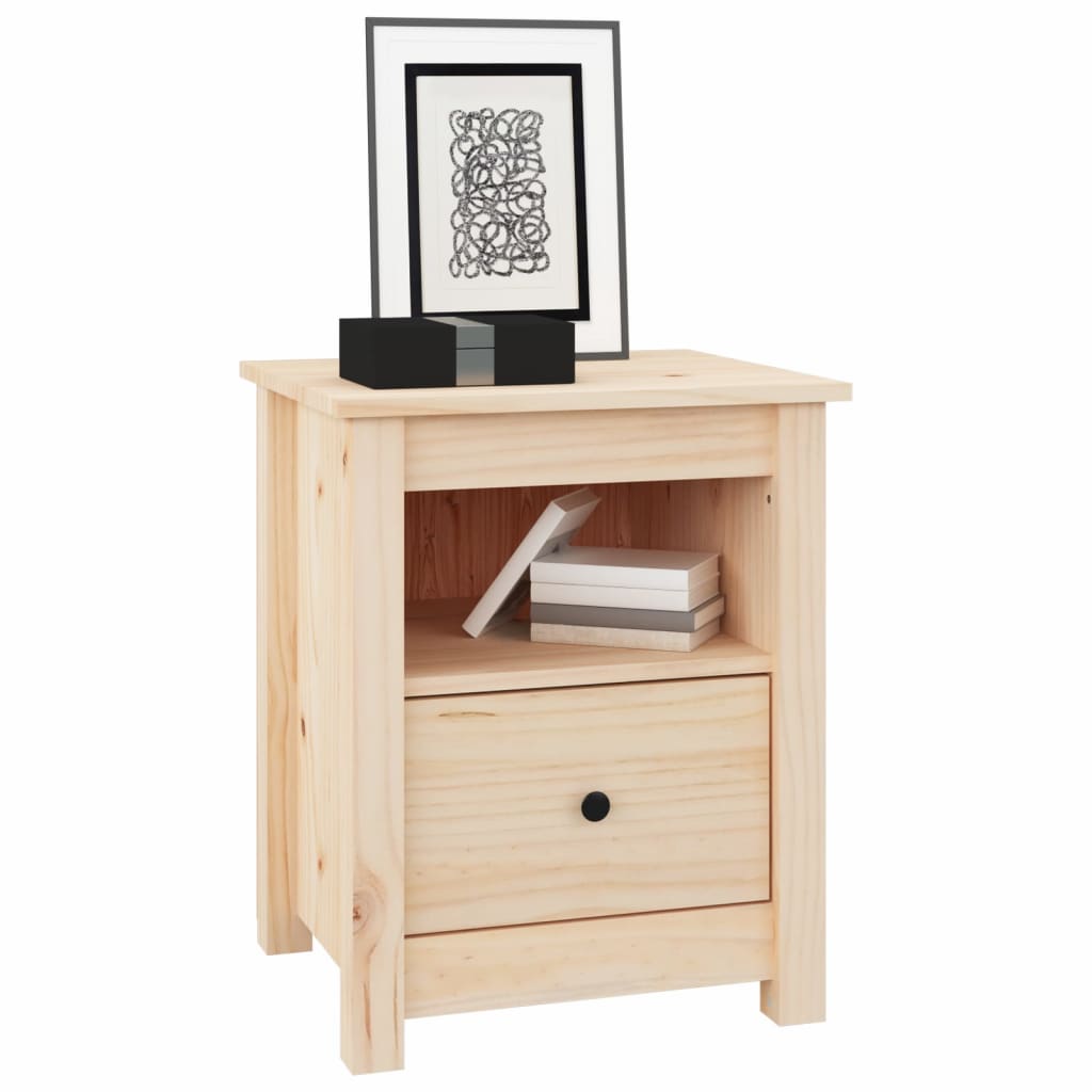Nattbord 2 stk 40x35x49 cm heltre furu