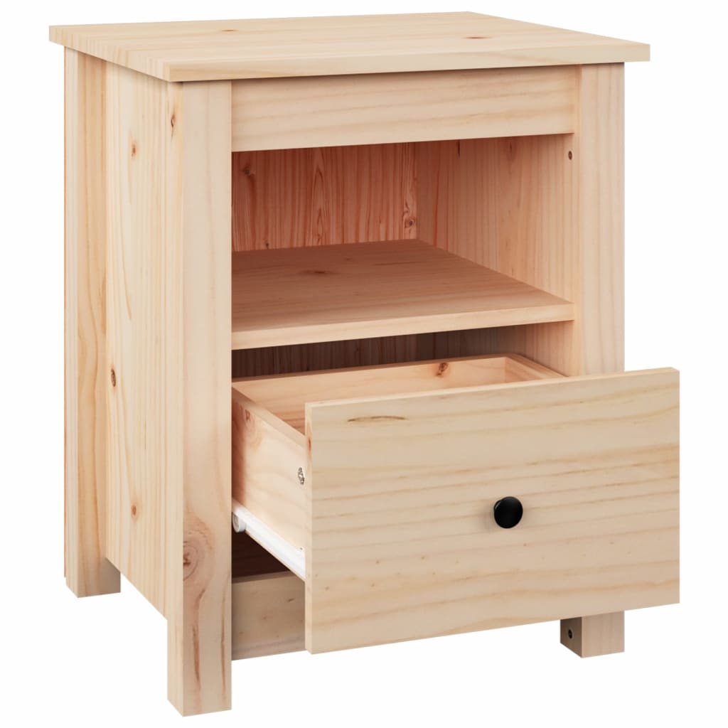 Nattbord 2 stk 40x35x49 cm heltre furu