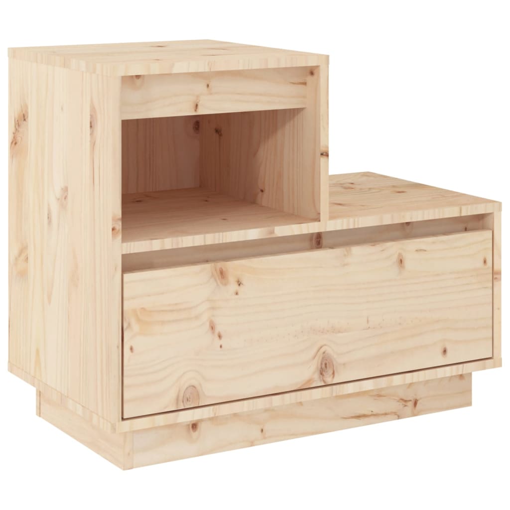 Nattbord 2 stk 60x34x51 cm heltre furu
