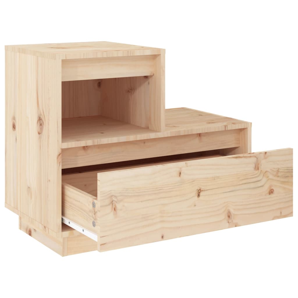 Nattbord 2 stk 60x34x51 cm heltre furu