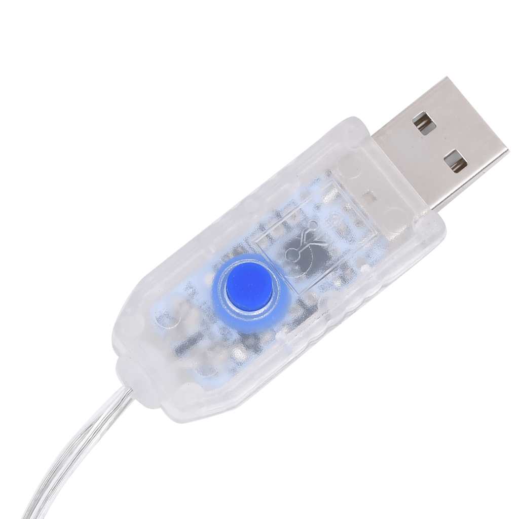 Julereinsdyr 2 stk kaldhvit 80 LED akryl