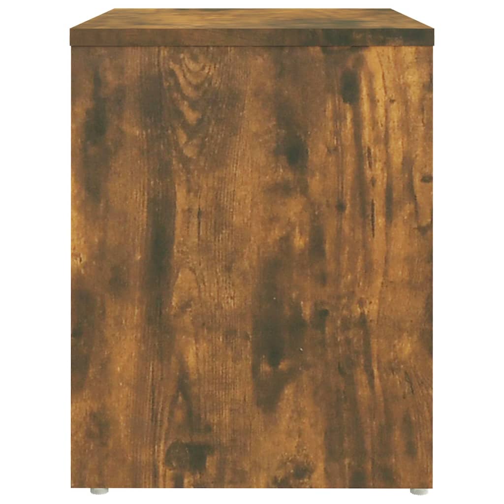 Nattbord 2 stk røkt eik 40x30x40 cm konstruert tre