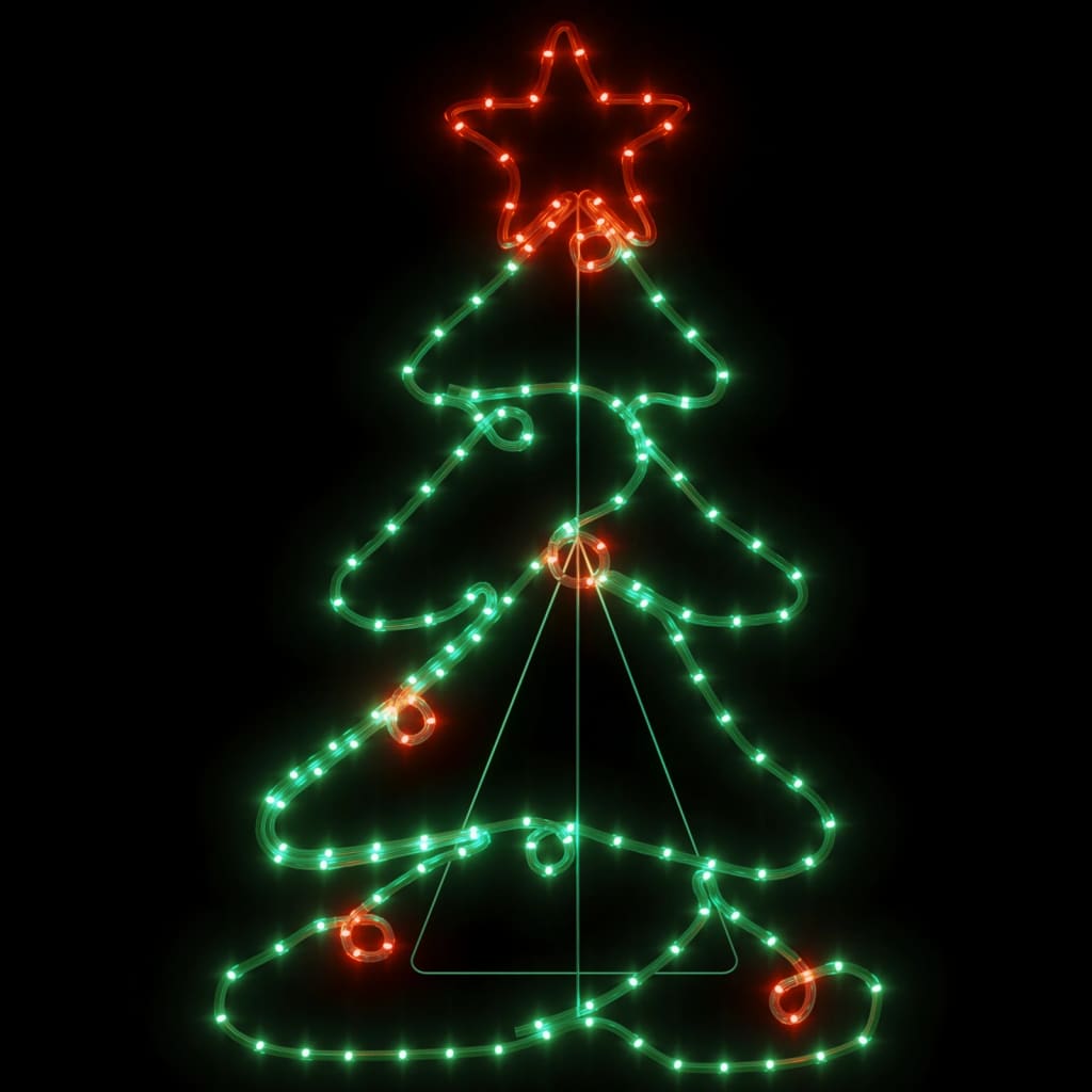 Juletrefigur med 144 lysdioder 88x56 cm