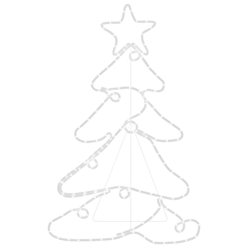 Juletrefigur med 144 lysdioder 88x56 cm