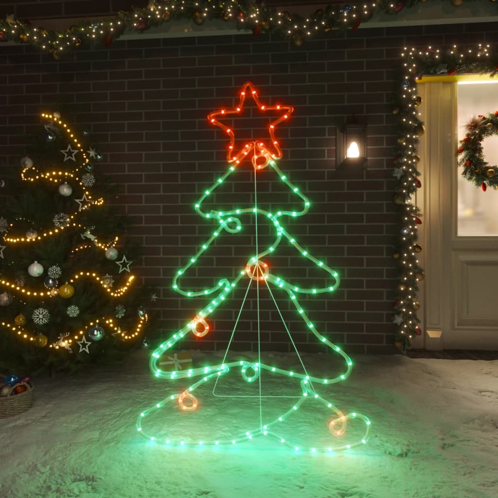 Juletrefigur med 144 lysdioder 88x56 cm