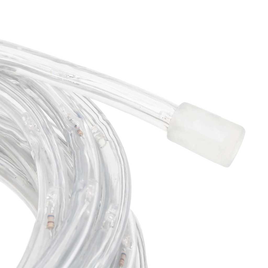 Taulys med 1200 lysdioder varmhvit 50 m PVC