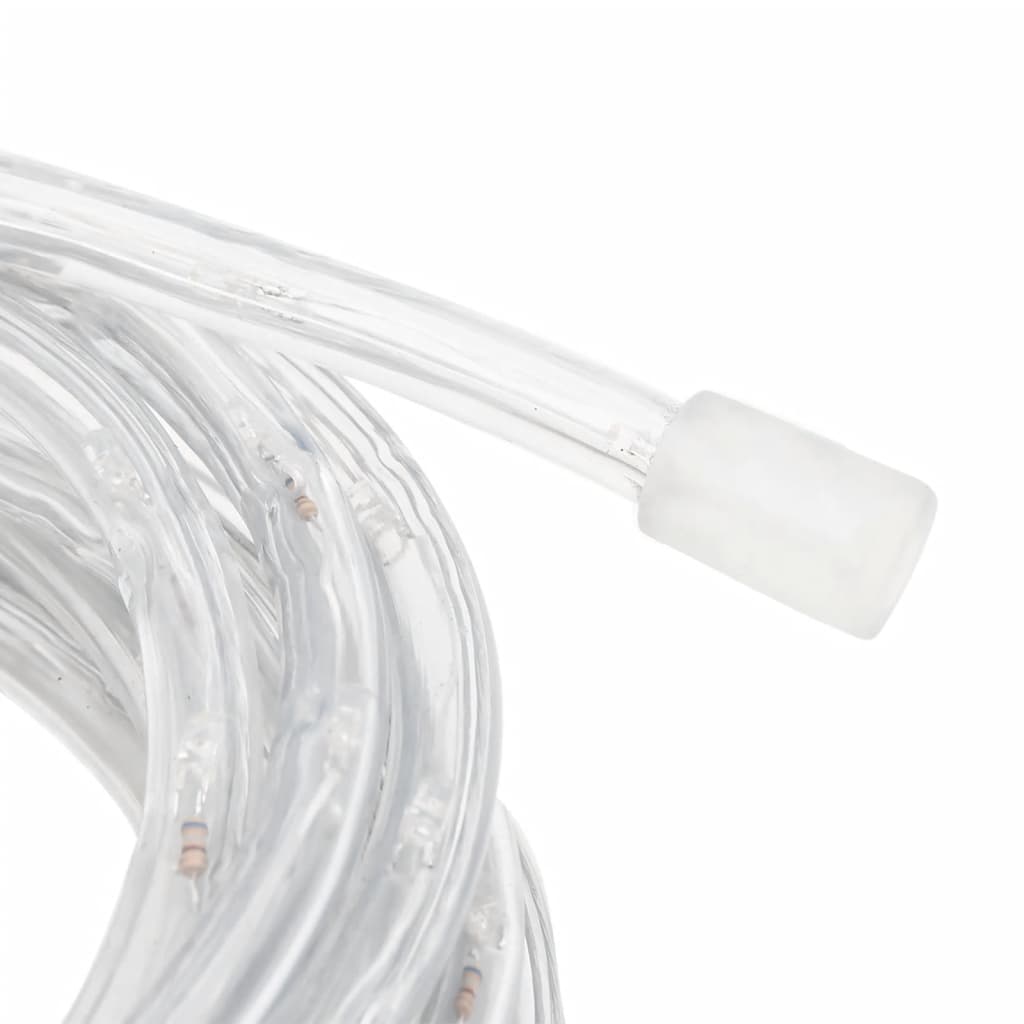 Taulys med 120 lysdioder flerfarget 5 m PVC