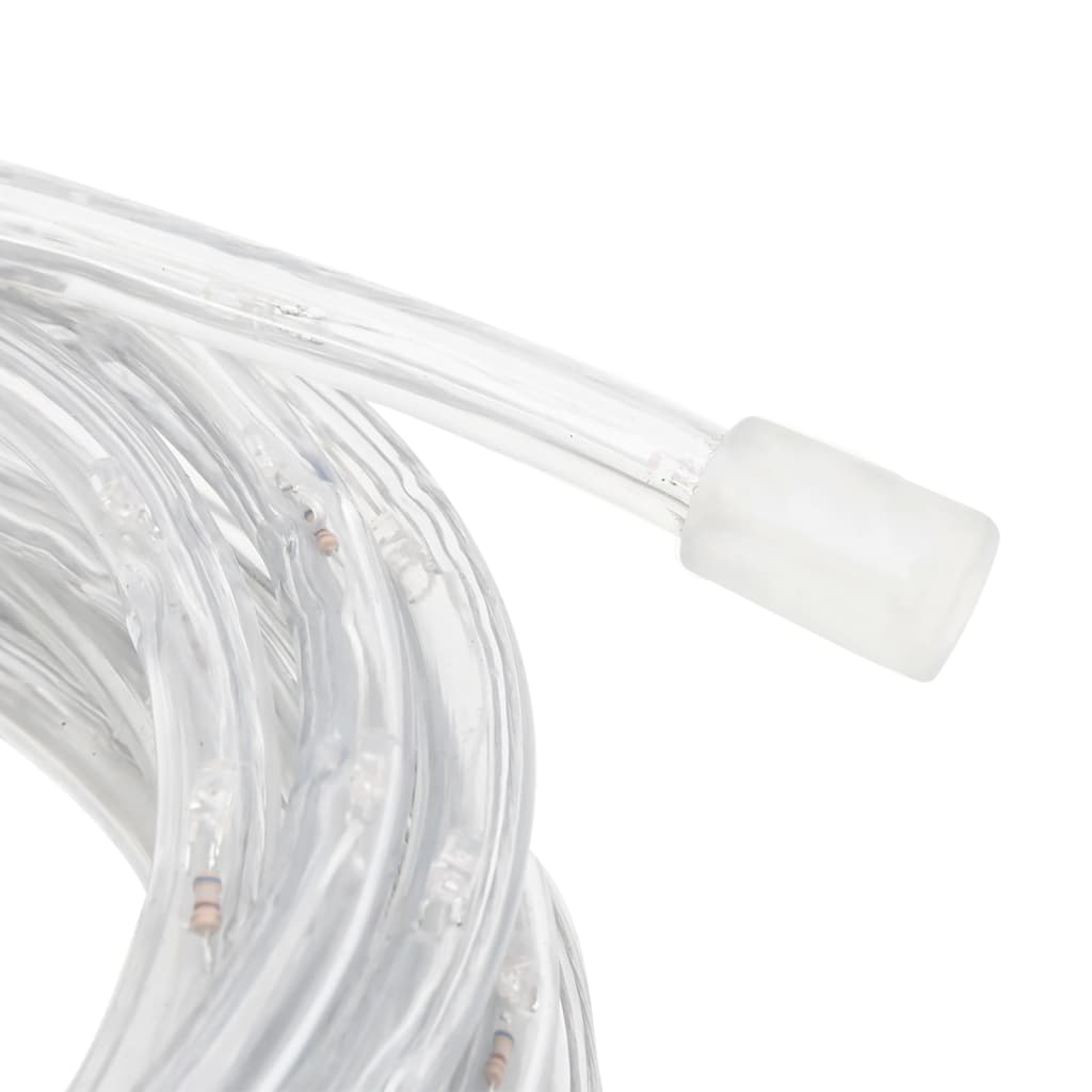 Taulys med 1200 lysdioder flerfarget 50 m PVC