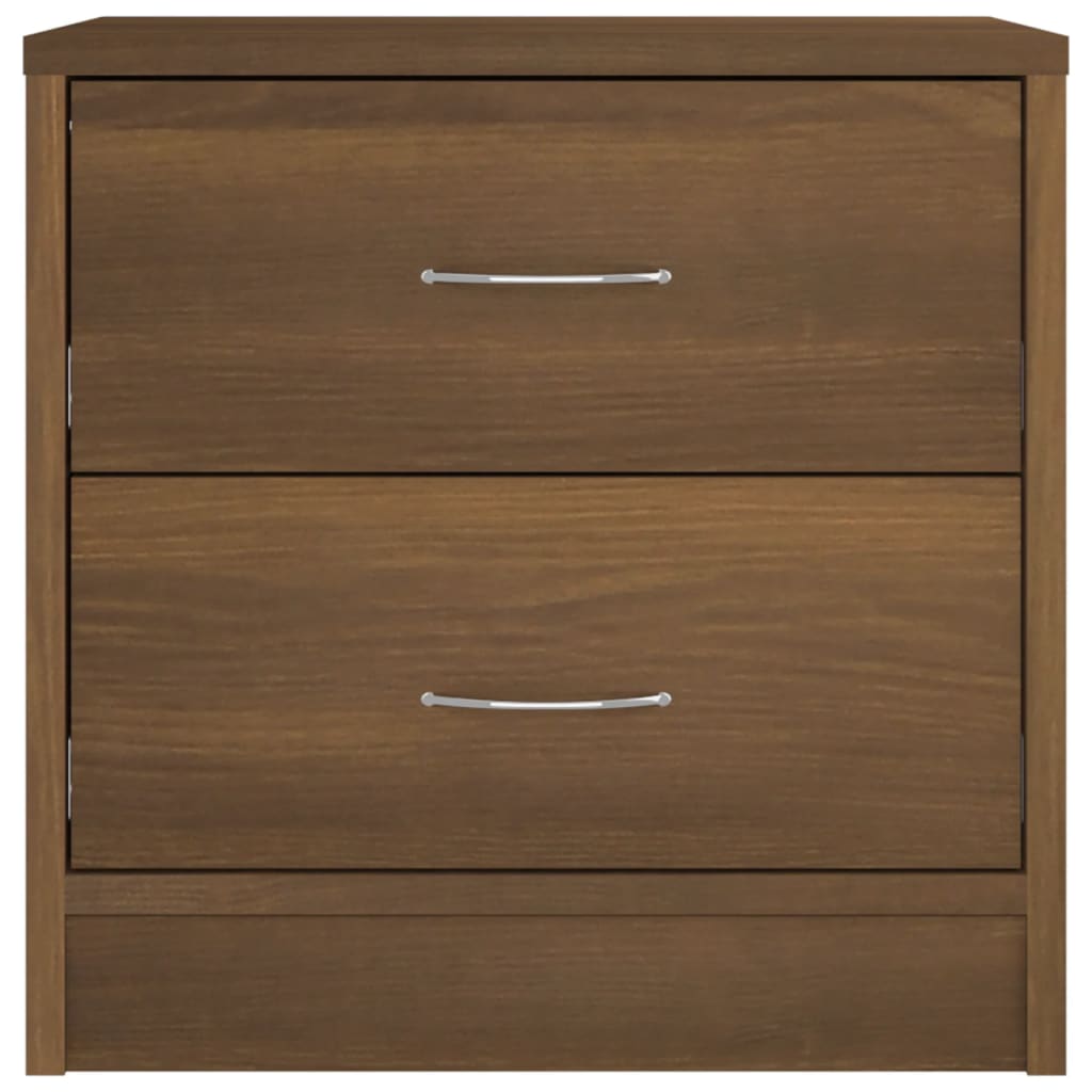 Nattbord brun eik 40x30x40 cm konstruert tre