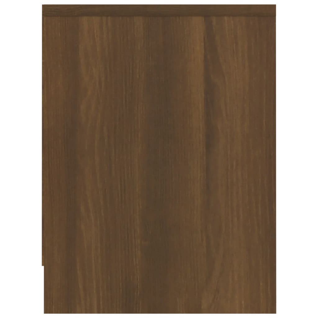Nattbord brun eik 40x30x40 cm konstruert tre