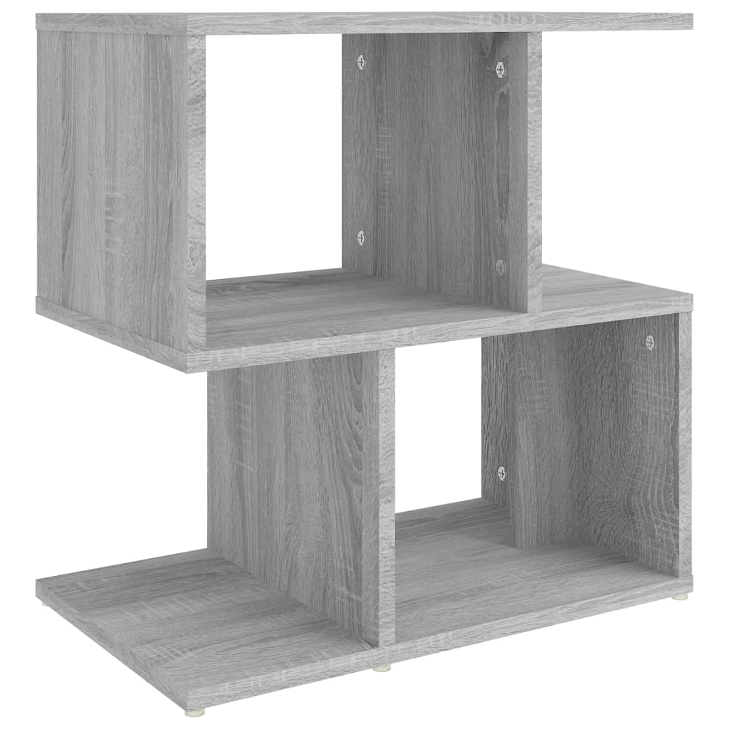 Nattbord 2 stk grå sonoma 50x30x51,5 cm konstruert tre